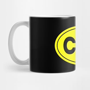 CHC Airport Code Christchurch International Airport New Zealand Mug